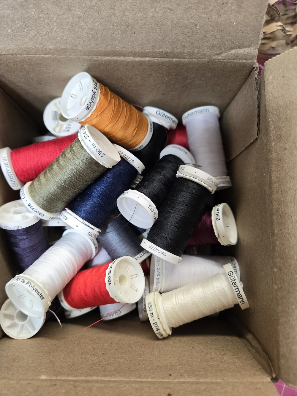 Gutermann Assorted Sewing Thread Spool Set - Multi-Color 45